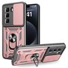 Per Infinix Hot 50 Pro 4G Custodia per fotocamera scorrevole in TPU+PC (oro rosa)