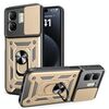 Per Infinix Smart 9 / Hot 50i Custodia per fotocamera scorrevole in TPU+PC (oro)