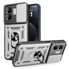 Per Infinix Smart 9 / Hot 50i Custodia per fotocamera scorrevole TPU+PC Custodia per telefono (argento)