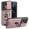 Per Tecno Spark 30 Pro 4G Custodia per fotocamera scorrevole in TPU+PC (oro rosa)