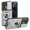 Per Tecno Spark 30 Pro 4G Custodia per fotocamera scorrevole in TPU+PC (argento)
