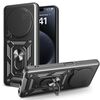Per Tecno Spark 30 4G Custodia per fotocamera scorrevole in TPU+PC (nero)