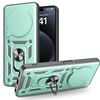 Per Tecno Spark 30 4G Custodia per fotocamera scorrevole in TPU+PC (verde)