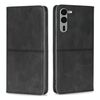 Per Fujitsu Arrows We2 Plus Custodia magnetica in pelle con texture mucca (nera)
