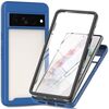 Per Google Pixel 8 Pro Starry Sky Solid Color Series Custodia per telefono in PC + TPU con pellicola in PET (blu reale)