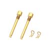 Chiusura a clip in lega di titanio per bicicletta da strada di montagna con molla di ritegno, colore: perno + anello elastico oro