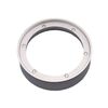Anello magnetico per la cattura della polvere con manico per caffè rialzato da 51 mm (argento)