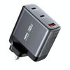 Caricabatterie rapido REMAX U2-AC 100W USB e Dual Type-C GaN con display digitale, specifiche: spina UK