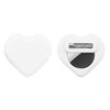 Per AirTag GPS Tracker Custodia in silicone a forma di cuore con spille di sicurezza nascoste all'interno di vestiti e scarpe (bianco)