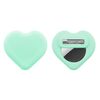 Per AirTag GPS Tracker Custodia in silicone a forma di cuore con spille di sicurezza nascoste all'interno di vestiti e scarpe (verde)
