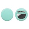 Per AirTag GPS Tracker Custodia rotonda in silicone con spille di sicurezza nascoste all'interno di vestiti e scarpe (verde menta)