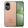 Per Huawei Nova 13 Pro Custodia in pelle con retro in tessuto Twill (rosa)