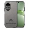 Per Huawei Nova 13 Pro Custodia in pelle con retro in tessuto Twill (grigio)