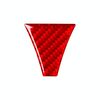 Per BMW Serie 8 G14 2019-2024, guida a sinistra e a destra, adesivo decorativo per griglia anteriore universale (rosso)