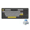 Tastiera meccanica wireless Bluetooth Ajazz AK870 Tri-mode RGB fai da te Tastiera da gioco Hot Swap personalizzata, stile: Flying Fish Axis nero