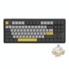 Tastiera meccanica wireless Bluetooth Ajazz AK870 Tri-mode RGB fai da te Tastiera da gioco Hot Swap personalizzata, stile: regalo Axis nero