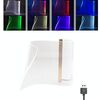 Lampada da scrivania con guida luminosa a LED, in acrilico, per sala giochi, camera da letto, pickup USB, lampade ritmiche RGB (modello ritmo musicale)