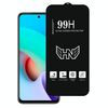 Per Redmi 10 2022 Pellicola in vetro temperato a schermo intero con grande arco in alluminio
