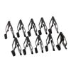 10 pezzi / confezione universale per clip decorative in metallo per cruscotto auto
