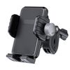 Supporto per cellulare con assorbimento degli urti per bicicletta e motocicletta, supporto per navigazione a gravità (nero)