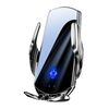 Supporto per telefono con navigazione per auto Q15 Supporto per bocchetta dell'aria per auto Supporto di ricarica wireless magnetico (argento)