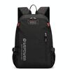 WEPOWER Zaino per computer sportivo da esterno per il tempo libero Borsa per studenti di grande capacità (nero)
