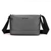 WEPOWER Borsa a tracolla semplice per uomo Borsa a tracolla leggera casual da pendolare (grigio)