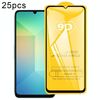 Per Samsung Galaxy A06 5G 25 pezzi 9D Full Glue Pellicola in vetro temperato per schermo