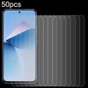 Per Oukitel C58 Pro 50 pezzi 0,26 mm 9H 2,5D Pellicola in vetro temperato