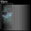 Per Asus ROG Phone 9 FE 50 pezzi 0,26 mm 9H 2,5D Pellicola in vetro temperato