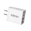 ENKAY FC-002 55W Dual USB-A Dual USB-C / Type-C Caricabatterie rapido a quattro porte (spina USA)