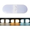 Luce per camper da 12-24 V, 180 LED, luce da tetto dimmerabile a 3 temperature di colore FC02