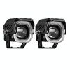 Riflettore multimodale per motociclette e veicoli Angel Eye Aperture LED Spotlight (M13 1 coppia)