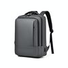 Zaino per laptop impermeabile multi-scomparto di grande capacità OUMANTU 2103 con porta USB (grigio)