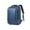Zaino per laptop impermeabile multi-scomparto di grande capacità OUMANTU 2103 con porta USB (blu)