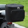 Borsa da appendere allo schienale posteriore impermeabile per moto elettrica Borsa portacasco di grande capacità (nera)