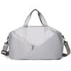Borsa da viaggio di grande capacità, separazione asciutto/bagnato, borsa da palestra, borsa a tracolla per nuoto e yoga (grigio)