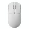 Ajazz AJ139 Pro Gaming Mouse leggero PAW3395 Wireless 2.4G + Mouse per computer cablato a doppia modalità (bianco)