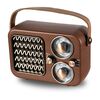 Retro multifunzionale radio altoparlante Bluetooth portatile audio decorazione ornamento (motivo a onda)