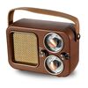 Retro multifunzionale radio altoparlante Bluetooth portatile audio decorazione ornamento (superficie intrecciata)