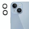 Per iPhone 15 Plus / 15 / 14 Plus / 14 Cover per fotocamera posteriore Pellicola per obiettivo in vetro temperato 9H (titanio)