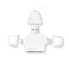 Lettore di schede universale AJ-701 USB-A a USB-C / Tipo-C + Micro USB + 8 pin 7 in 1 (bianco)