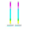 Ajazz ABL190 Pickup Supporto per cuffie con luce ambientale RGB Luci musicali da tavolo (bianco)