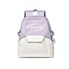 Zaino per il tempo libero antispruzzo di grande capacità OUMANTU 2306 Zaino per la scuola da gita (viola)