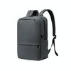 Zaino da lavoro OUMANTU A7 di grande capacità, borsa per laptop casual con porta USB (grigio)