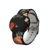 Per AirTag Locator Kids Cinturino impermeabile per orologio Dispositivo anti-smarrimento Custodia protettiva stampata in silicone, Stile: Rose nere