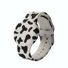 Per AirTag Locator Kids Cinturino impermeabile per orologio Dispositivo anti-smarrimento Custodia protettiva stampata in silicone, Stile: stampa mucca