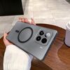 Per Xiaomi 15 Fine Hole Ice Fog MagSafe PC Phone Case (nero trasparente)