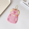Hisocute Student Cartoon PVC Trasparente Porta Carte Carino Animale 3 Pollici Idol Album Foto Porta Carte, Stile: Orso Rosa