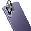 Per Samsung Galaxy S25 Edge 5G IMAK Pellicola in vetro per obiettivo fotocamera posteriore Versione nera